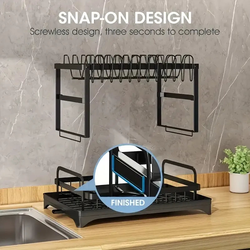 2-Tier Dish Drying Rack