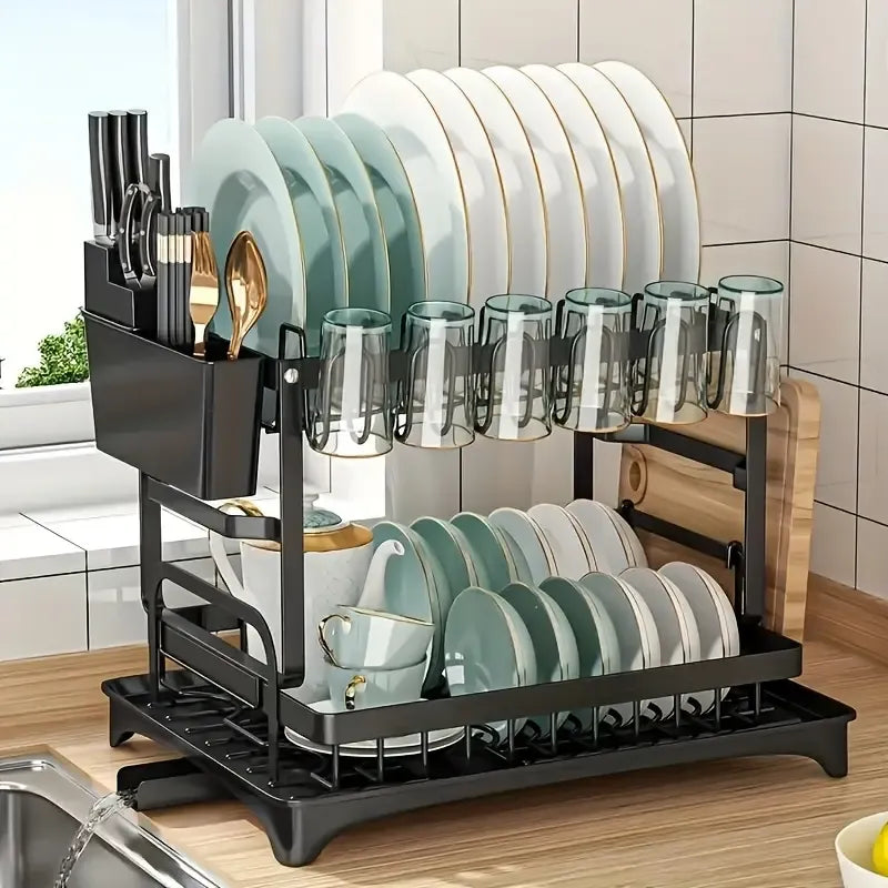 2-Tier Dish Drying Rack