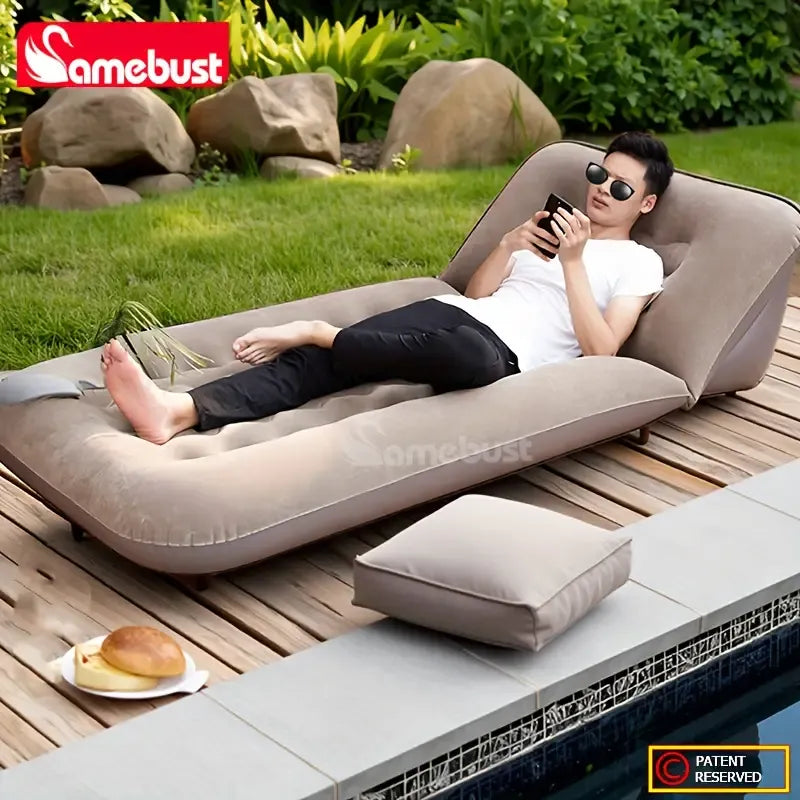 Inflatable Flocking Sofa Bed