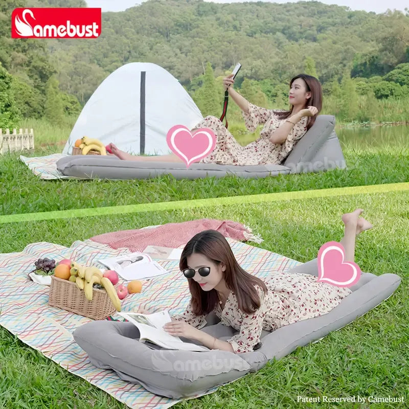 Inflatable Flocking Sofa Bed