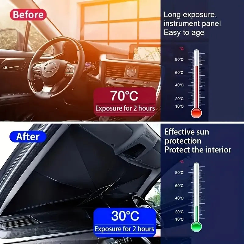 Foldable Car Sun Curtain