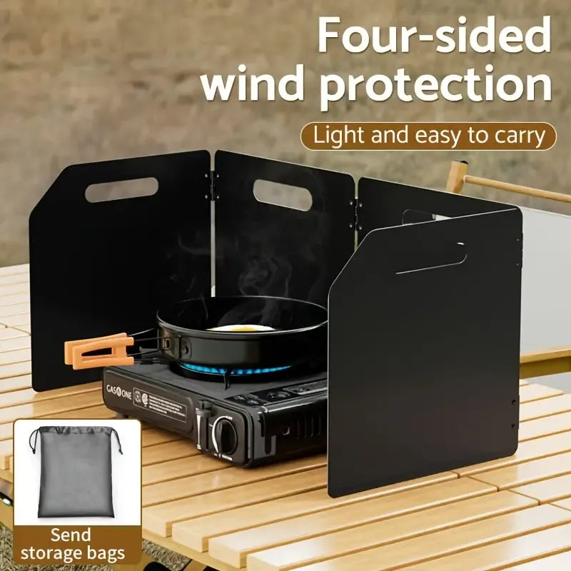 Four-Sided Windproof Baffle
