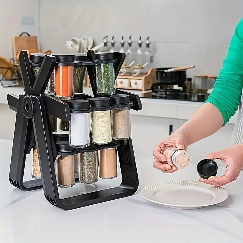 Rotating Spice Jar Set