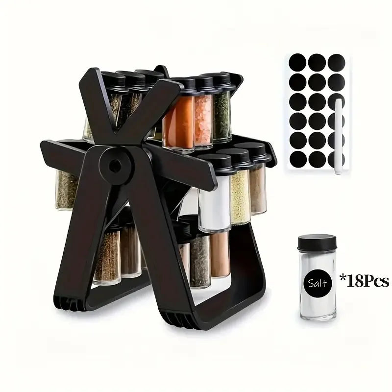 Rotating Spice Jar Set