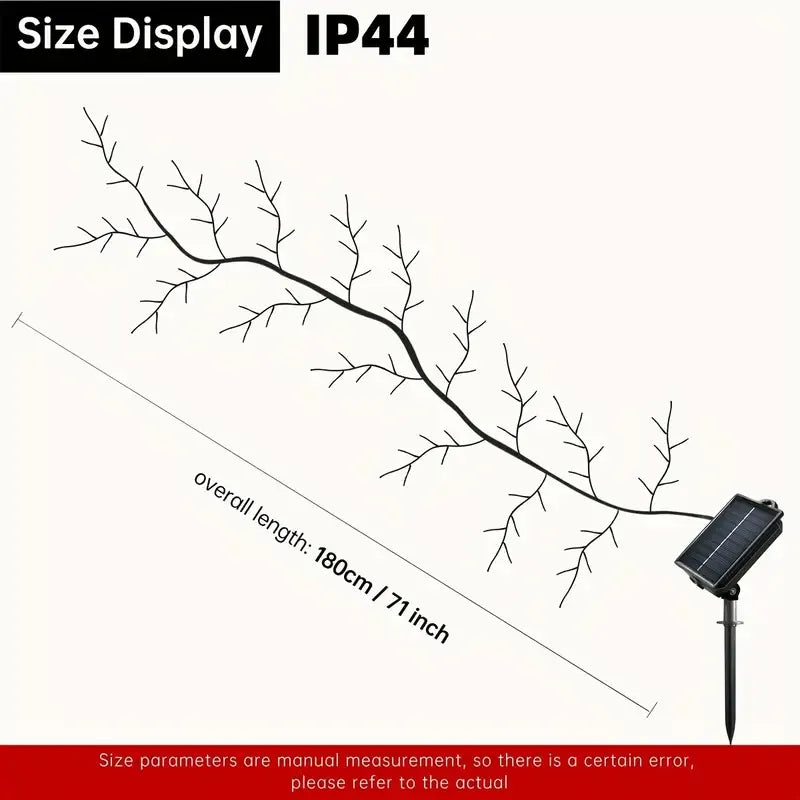 Solar Willow Vine Wall Lamp