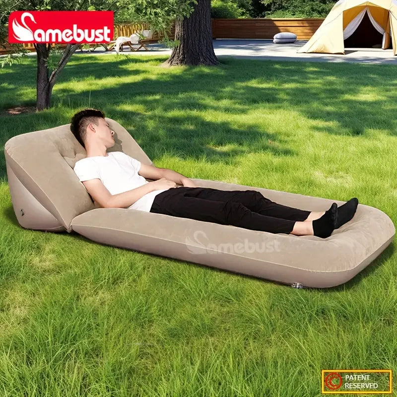 Inflatable Flocking Sofa Bed