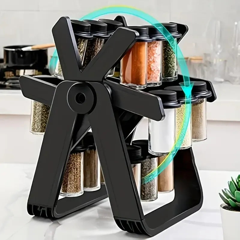 Rotating Spice Jar Set