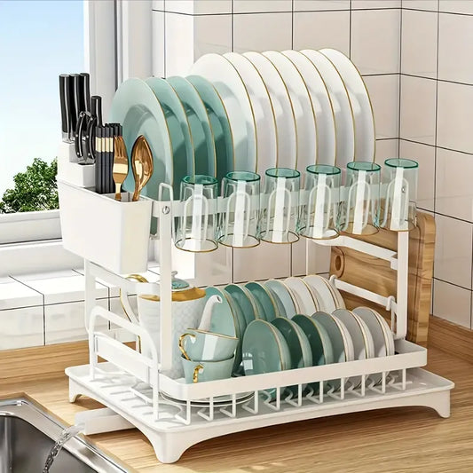2-Tier Dish Drying Rack