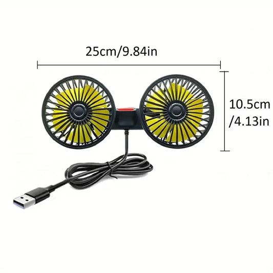 Dual Car Cooling Fan