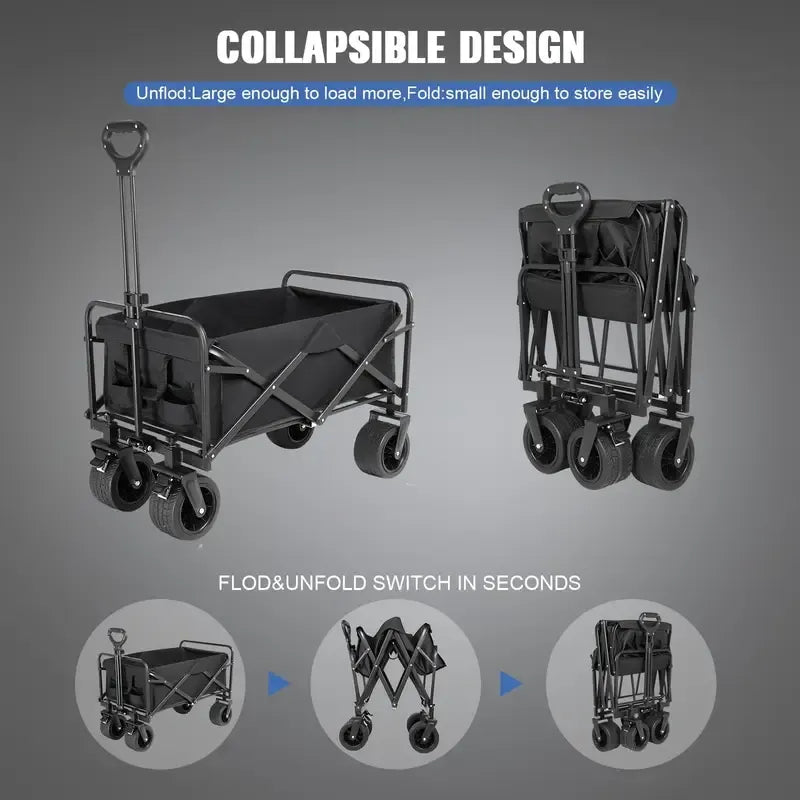 Heavy-Duty Utility Cart – Portable & Durable