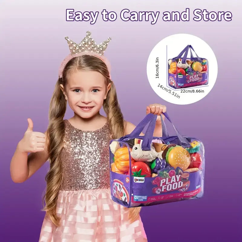 Kids Kitchen Cutting Toy Set