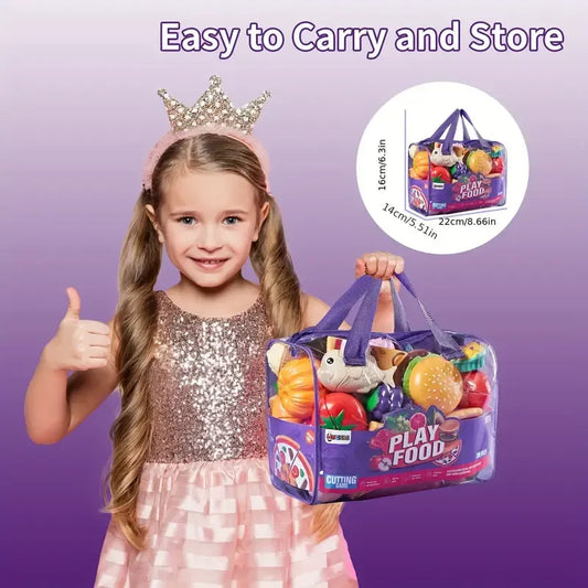 Kids Kitchen Cutting Toy Set