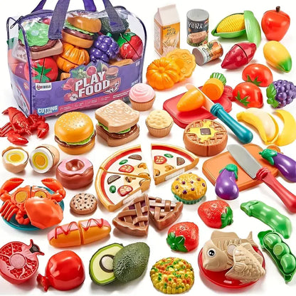 Kids Kitchen Cutting Toy Set