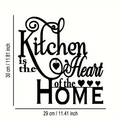Kitchen Heart Metal Wall Art