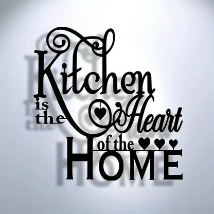 Kitchen Heart Metal Wall Art