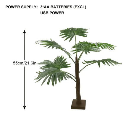 LED Palm Tree Table Lamp