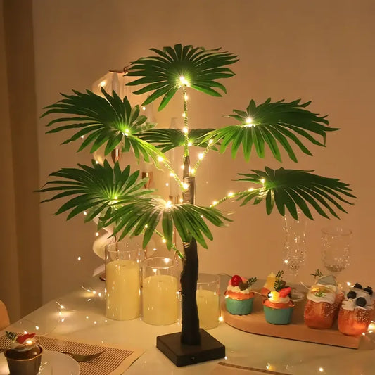 LED Palm Tree Table Lamp