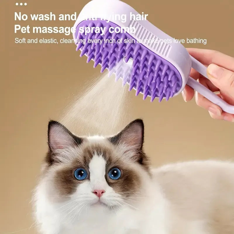 Pet Brush with Steam