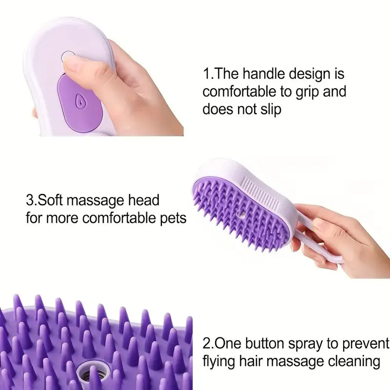 Pet Brush with Steam