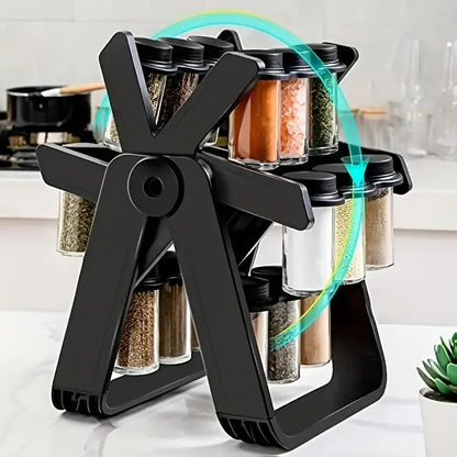 Rotating Spice Jar Set