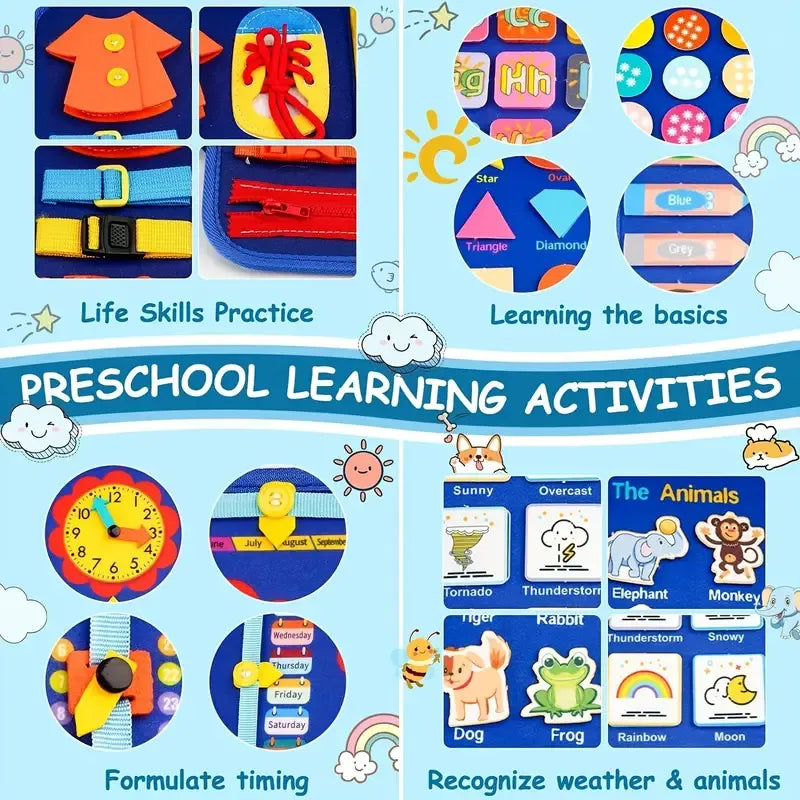 Sensory Busy Board for Kids